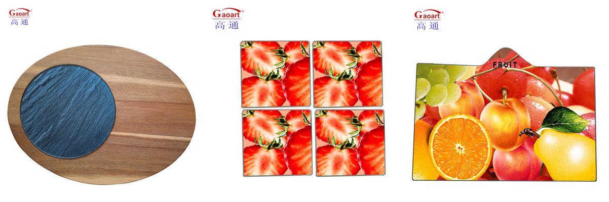 Serve in Style with White Vegetable Kitchen Tempered Glass Cutting Board With Handle