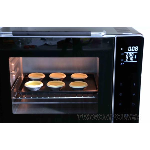 Transparent Brown 6 Buttons Digital Oven Timer Manual Input For Built In Oven