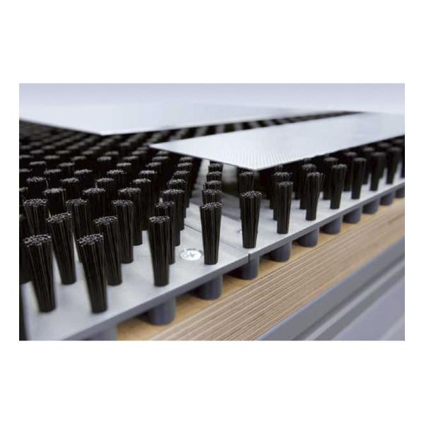 Quality Tower Punching Worktable Lath Brushes Board Flat Deburring Brush For CNC Machine for sale