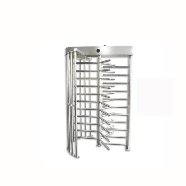 Controlled Access Full Height Security Turnstiles Ac220v 650mm Passage Width