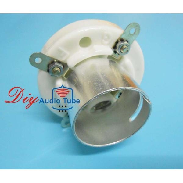 Insulated 300B Tube Socket , Ceramic Noval Tube Socket For 300B 2A3 Voltage Rating 1500V
