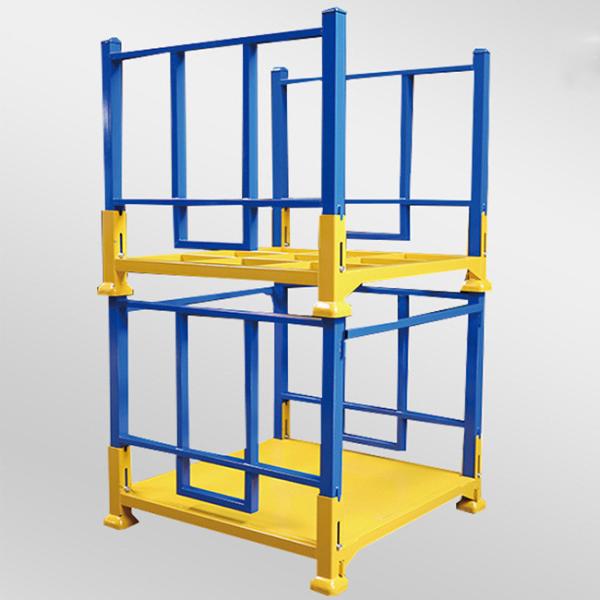 Quality Foldable Steel Stacking Racks Stackable Storage Racks 1000kgs/level for sale