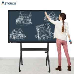 China 65 Inch IR Interactive Whiteboard Teaching Interactive Monitor FCC wholesale