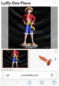 CNC Tooling Machine Plastics Resin Titanium 3D Printing Prototype for Anime Action Figure