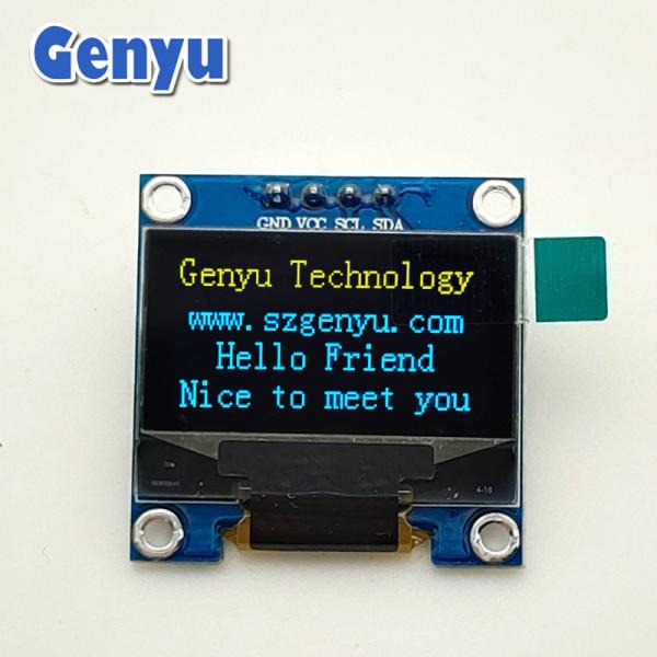Quality SSD1306 0.96'' OLED Display Module Y&B 128x64 Dots 4PIN I2C Interface for sale