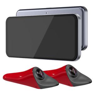 China 2 Channels Dashboard Camera Car Dvr dual 720P Rear View Mirror Recorder Video Night Vision on sale