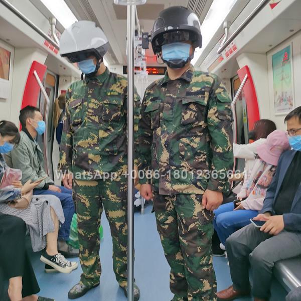 Binocular AI Thermal Camera Detect Temperature Smart Helmet