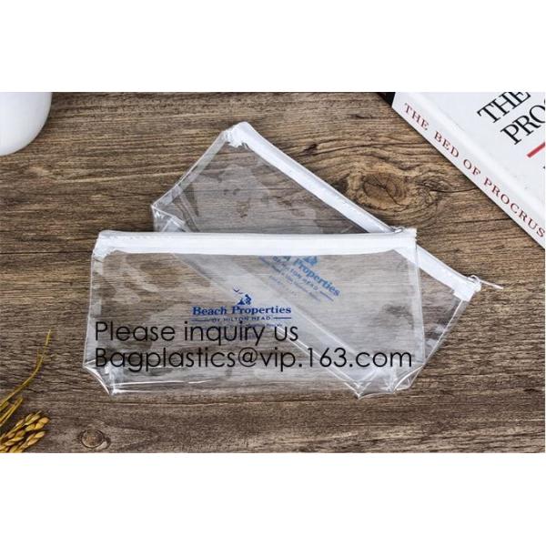 PVC EVA Plastic Pouches for Hanging Products Clear Make Up Brush Cleaner Cosmetic Bags Beauty EVA PVC Cosmetic Pouch For