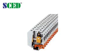 China 20.0mm Din Rail Mounted Terminal Blocks , High Current PCB Terminal Block 600V 150A on sale