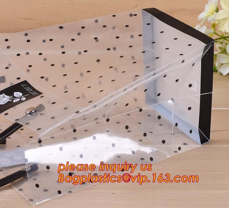 Promotional customized high quality soft loop plastic cloth bag,manufacturer custom soft loop handle polyethylene PE pla