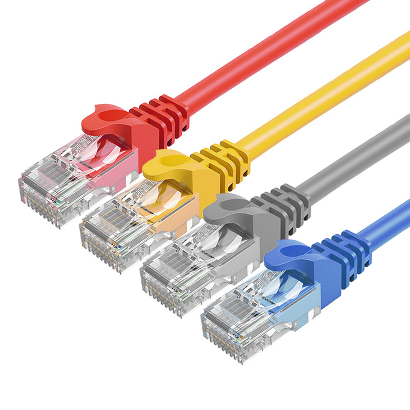 PVC Jacket Flexible 4 Pairs RJ45 Cat6 Patch Cord Unshielded