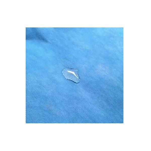 Blue Color Surgical Disposable Isolation Gowns Soft Breathable