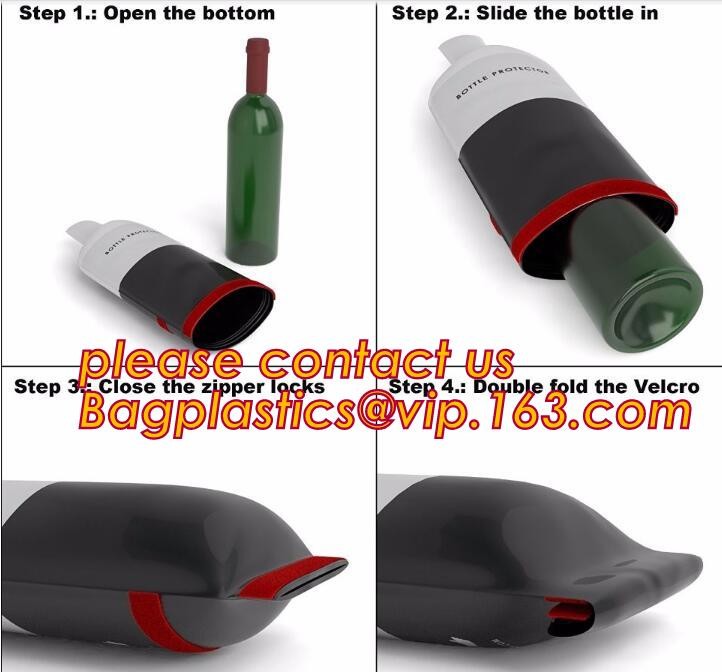 Eco friendly LONG HANDLE RECYCLABLE PVC WINE BAG, CARRIER BAG,HANDY BAG,GIFT WINE BAG,PROMOTION, PROMOTIONAL PRODUCTS PA