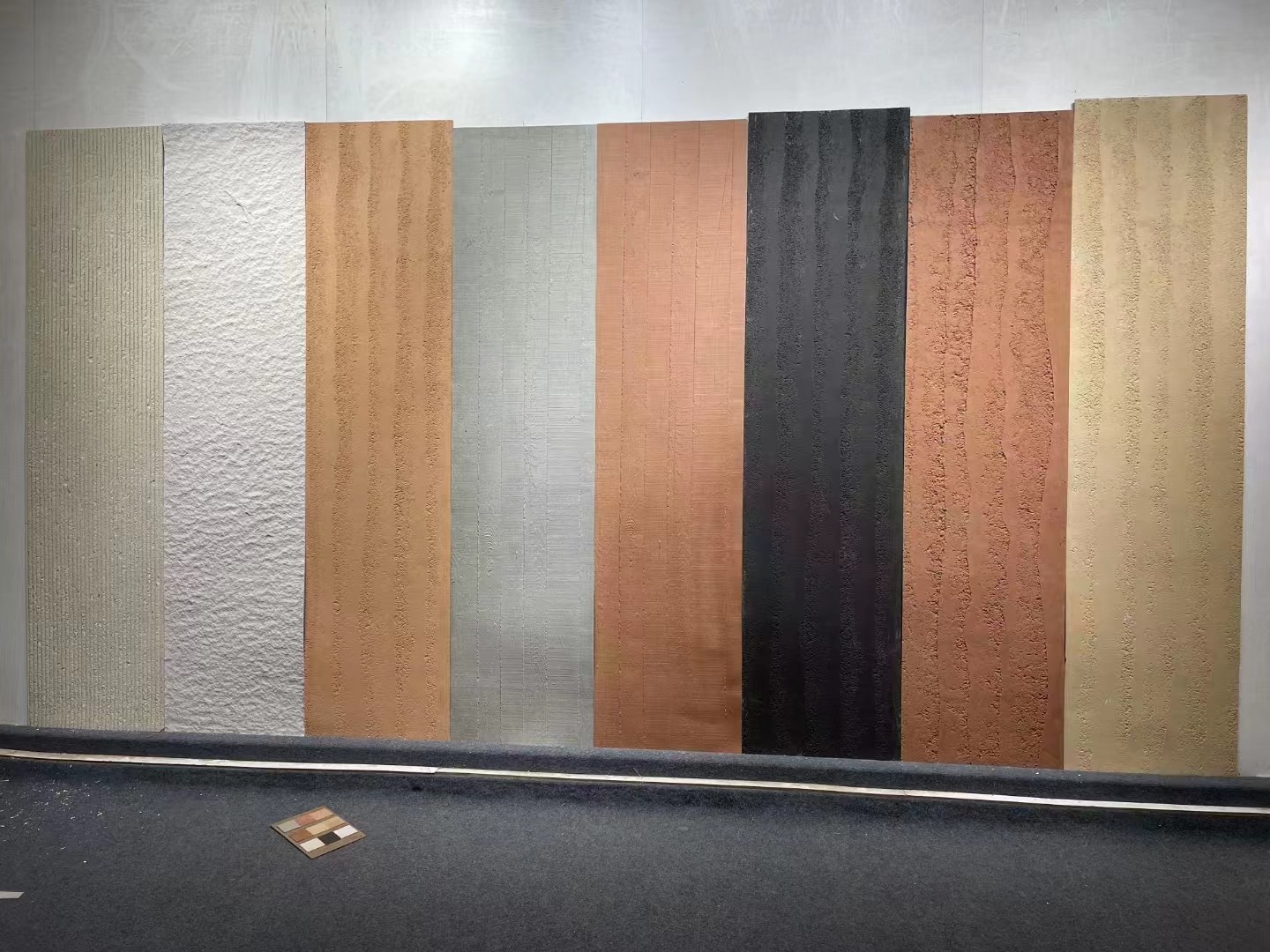 High Fade Resistance Artificial Stone Tiles Waterproof Stain Resistance Stone Look Like Pu Travertine Faux Cement