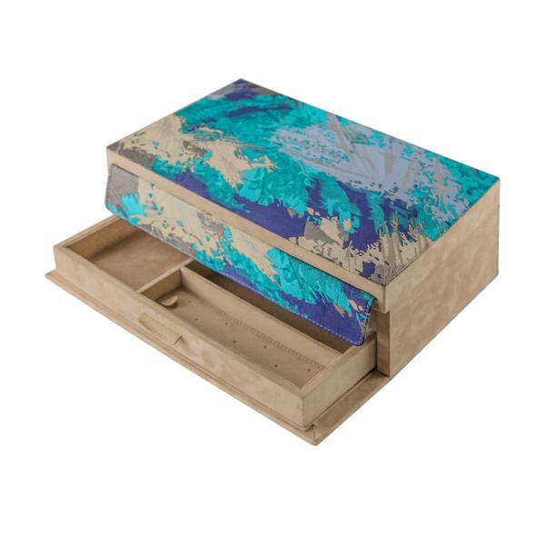 MDF Wood Jewellery Travel Organiser Personalized Travel Jewelry Case