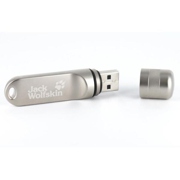 Waterproof Metal Plug 32GB USB Flash Pen Drive Silk Screen Printing Logo