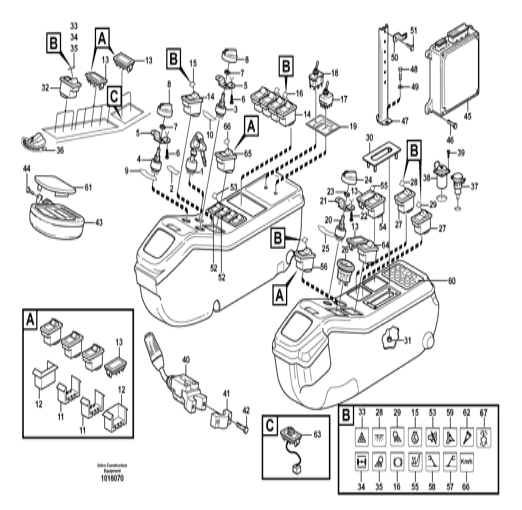 14390015 VOE14390015 ECU Excavator Controller For Vo-lvo EW140B EW160B EW180B EW200B