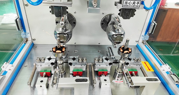 Wire Diameter Range 0.1 0.8 mm Stator Winding Machine for Fans Motors and Engines