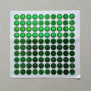 China Custom printing peel off laser sticker, wholesale prices label sticker printing, 3D label sticker printing wholesale