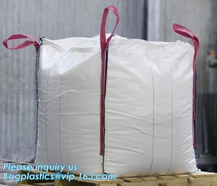 customizable PP u-panel baffle big bag /coated white woven PP jumbo bag/ventilated 4 panel baffle bag/all colors availab