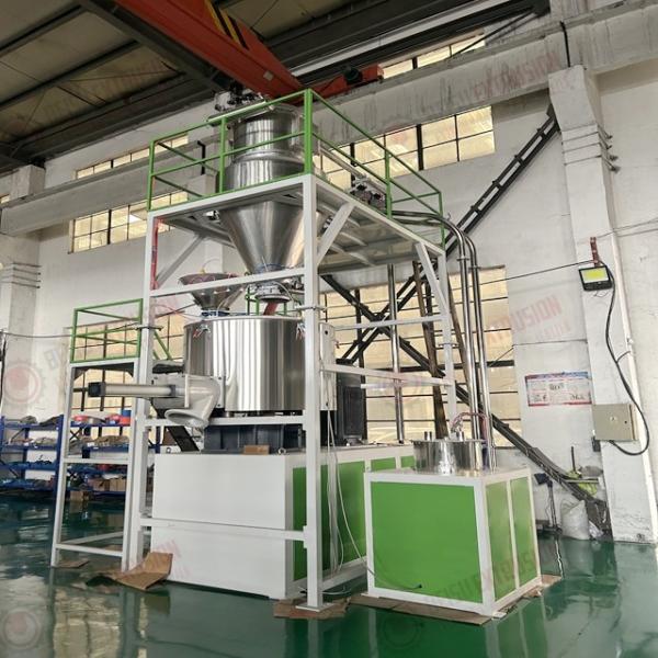 Quality SHR-800/1000/1500 High speed plastic mixing batching weighing machine for pelletizing line for sale