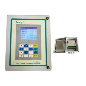 China 0.5% accuracy dual channel clamp on ultrasonic flowmeter for chilled water wholesale