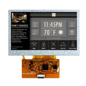 China 800*480 Resolution 4.3 Inch TFT LCD Display With 12pin SPI Interface wholesale