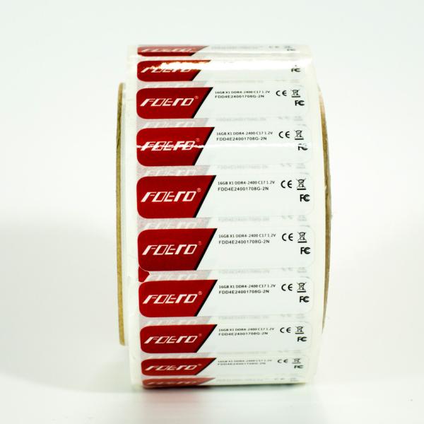 Quality Hangte Printed Barcode Labels Adhesive Paper Thermal Sticker Roll for sale