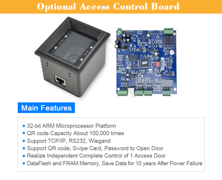 Hot Selling Qr Code Barcode Scanner Used For Access System Control Device Scanner Module