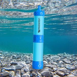 LIQUIDZING Water Filter Straw Water Filter Pump 2 In 1 Use