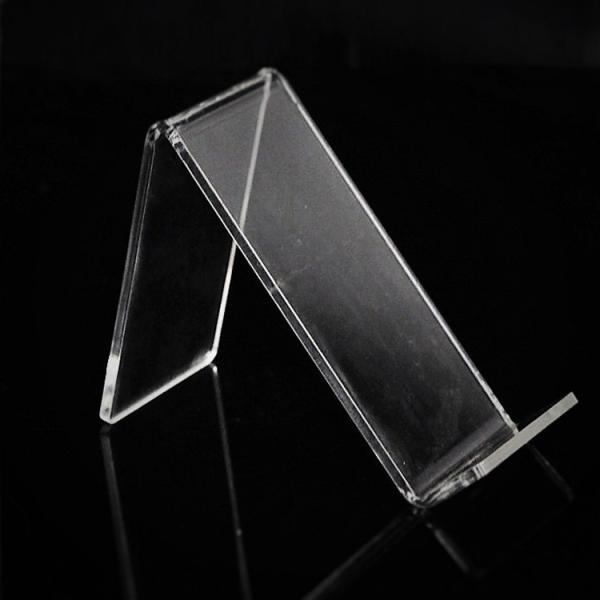 Shoe Display Slatwall Heel Rest Rack Stand Clear Acrylic Shoe Holder Support Strip