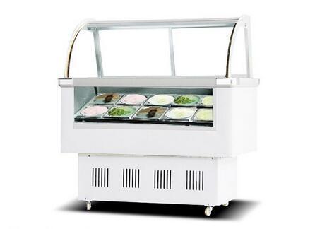Quality Dust Proof Ice Cream Display Freezer , Power Saving Ice Cream Display Unit for sale