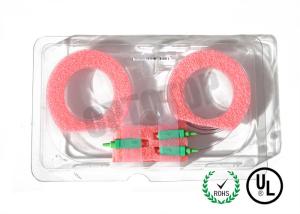 1310 / 1550nm Fiber Optic PLC Splitter Single Mode With 1m Length