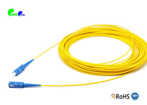 Quality SC UPC - SC UPC Single Mode Fiber Optic Patch Cable G652D Simplex 2.0mm Fiber Patch Cord Jumper for sale