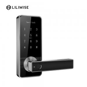 China China Furniture Smart  Door Lock Wifi Remote App Control Fingerprint Key Card Unlock wholesale