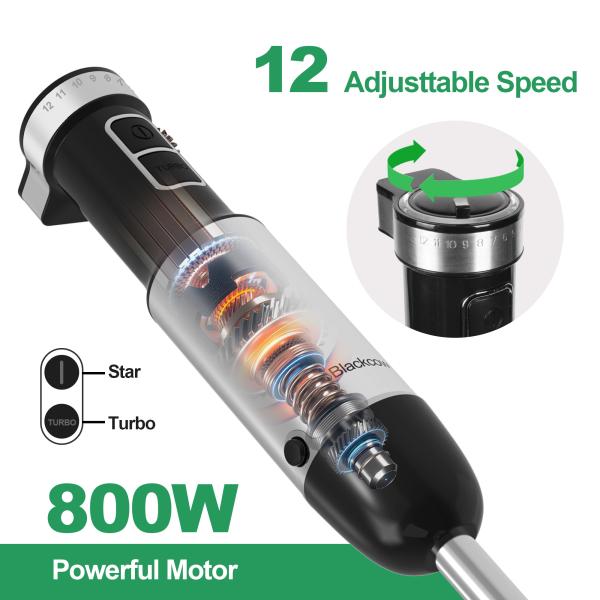 Quality AC220v-240v Multi Function Hand Blender With 400w/600w/800w Power Ergonomic Design for sale