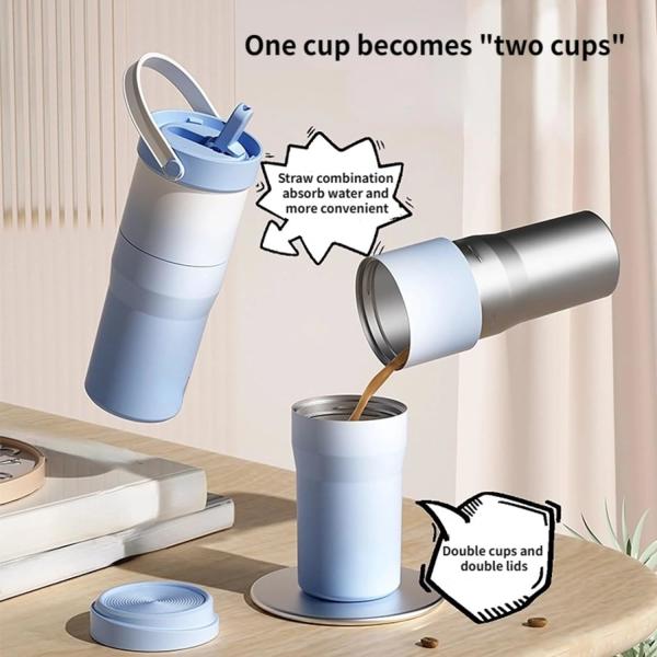 Split Section 2 In1 Insulated Tumblers