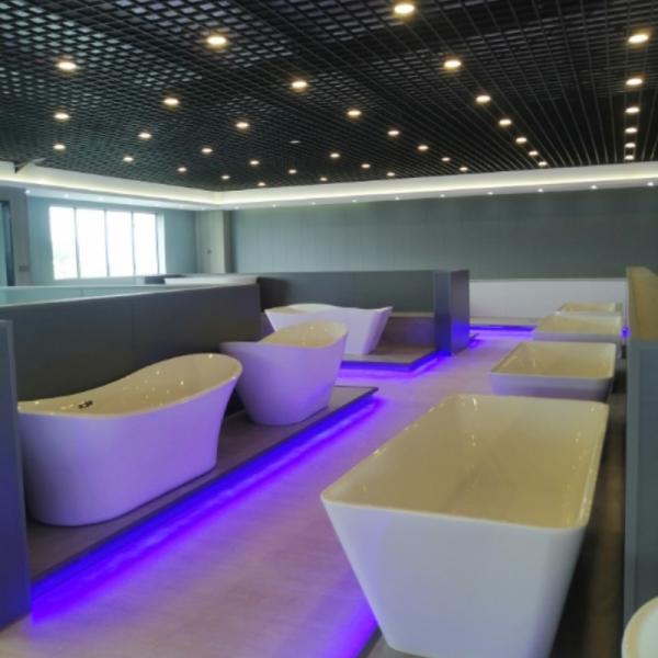 Floor Mounted Rectangle Acrylic Free Standing Bathtubs Alcove Adults Soaking for shower