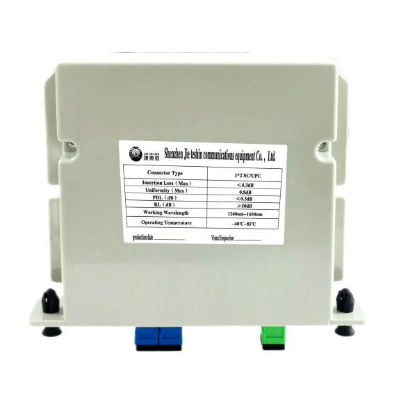 1x2 SC UPC High Durability Single Mode Fiber Optic Splitter