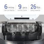 15kg Home Bullet Ice Making Machine Mini Small Portable Nugget Ice Machine for