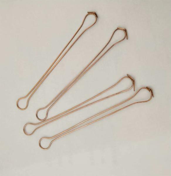 Quality 160mm Copper Coated Double Wires Twisted Loop Ties for sale