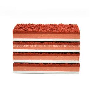 Recycled IAAF Running Track Customized  UV Resistant Stadium Use