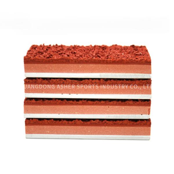 Quality Recycled IAAF Running Track Customized  UV Resistant Stadium Use for sale