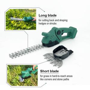 Lightweight Lithium Hedge Trimmer With Detachable Grass Cutting Head Versatile