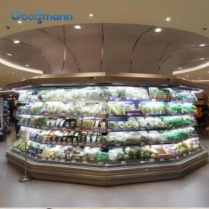 Air Cooler Open Display Chiller Frost Free Freezer Cabinet Automatic Defrost