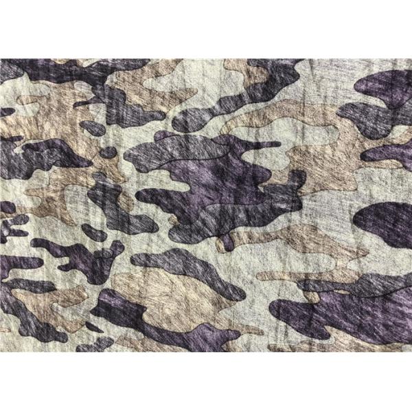 Retro Camouflage Antique Print Fabric Bright Complex Pattern Structure Close - Fitting