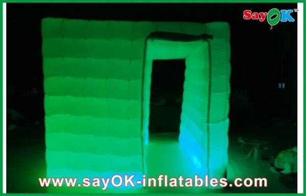 Inflatable Photo Studio Inflatable Cube Photo Booth , Inflatable Mobile Led