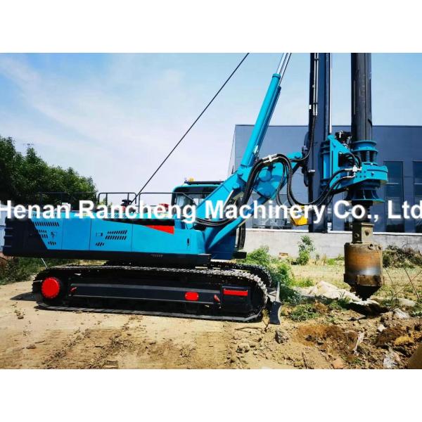 Crawler Mounted Rotary Drilling Equipment 190KW Engine Power 60m Piling Depth
