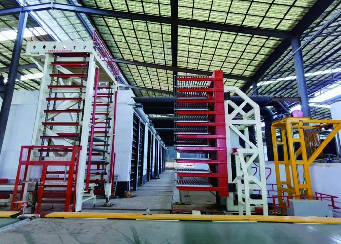 Automatic Brick Production Line Twice Setting Pallet Loading And Unloading System