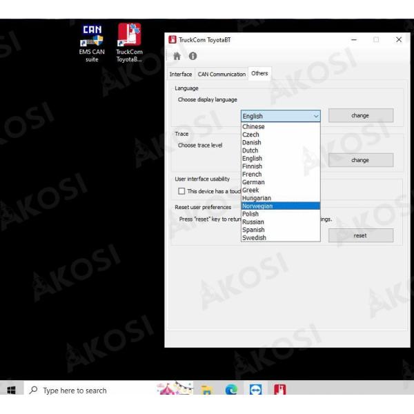 Forklift Diagnostic Tool CAN Interface Can Bus Line TruckCom Program For Toyota BT Forklift Canbox CPC USB ARM7 +CF19
